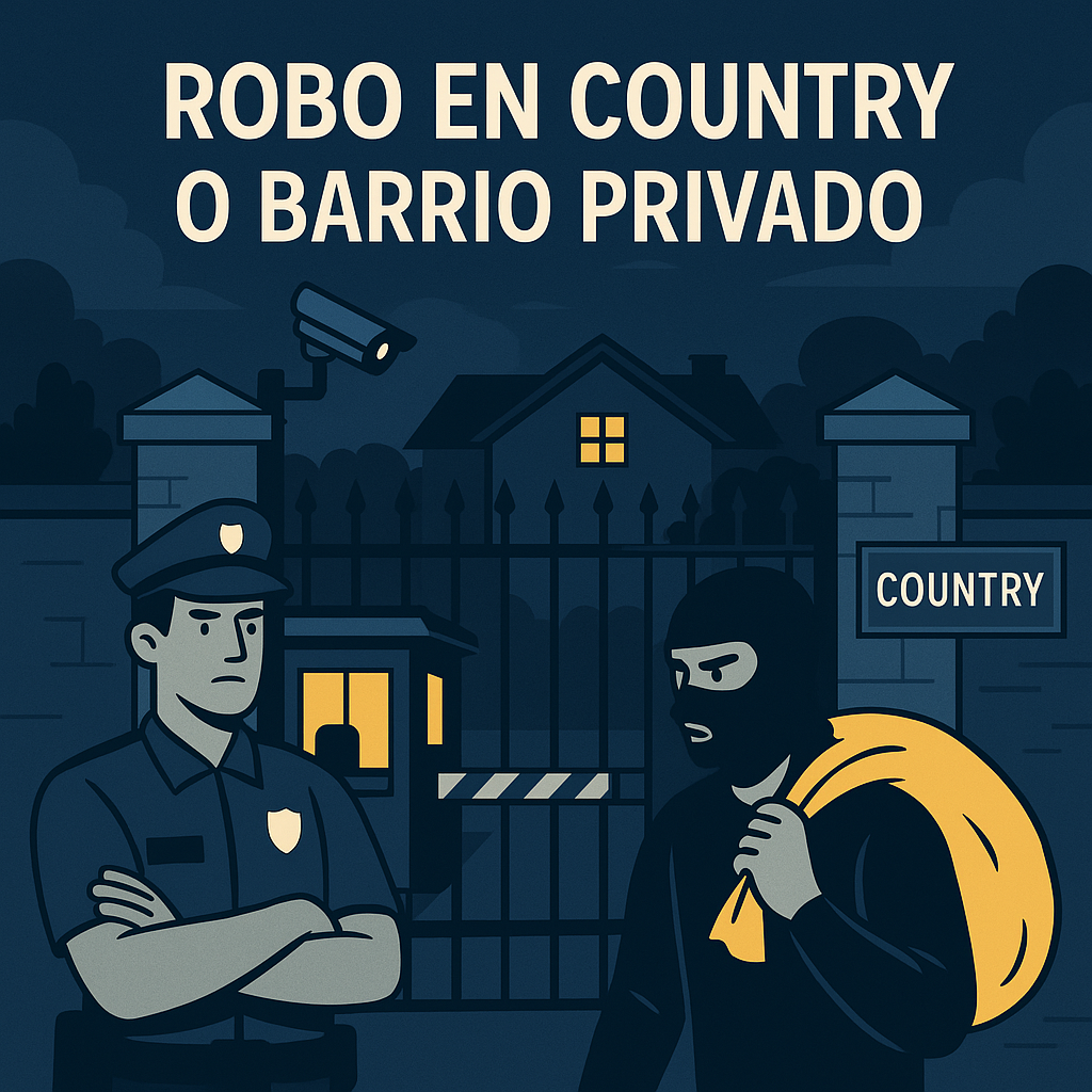 Robo en Barrio privado